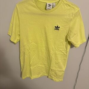 adidas Original’s Adicolor Trefoil Essentials Tee - Pulse Yellow H34630
